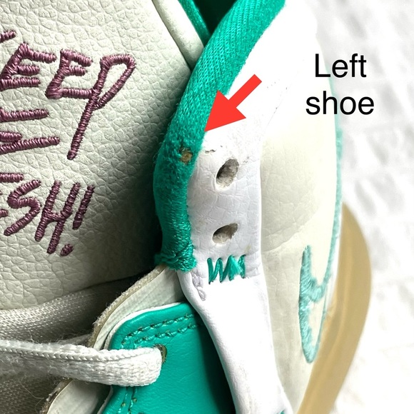 Nike Big Boys Size 3.5Y US Shoes Kyrie Infinity Keep Sue Fresh White &Green - Picture 12 of 14